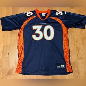 Terrell Davis Denver broncos football jerseys XXL puma vintage